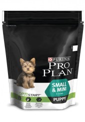 Pro Plan OptiStart Small and Mini Puppy сухой корм для щенков мелких пород с курицей 3 кг. 